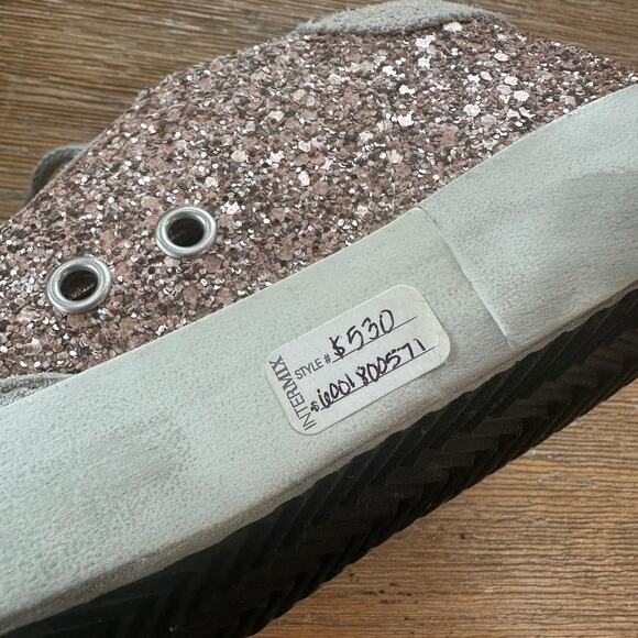 AUTHENTIC Golden Goose GGDB Super-Star Private EDT Pink Glitter Sneakers EU 35 - Picture 12 of 14